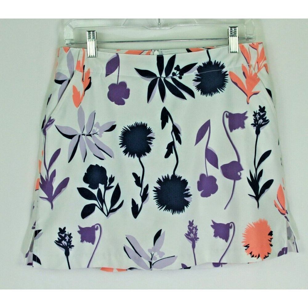Lady Hagen Skort Tennis Golf Pickleball Gym Multicolor Floral Womens 4